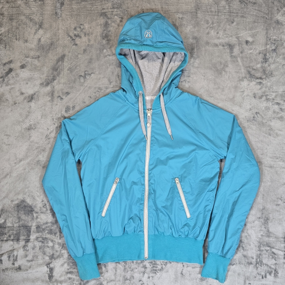 Lululemon Reversible Swell Jacket Teal / Gray Size 10
